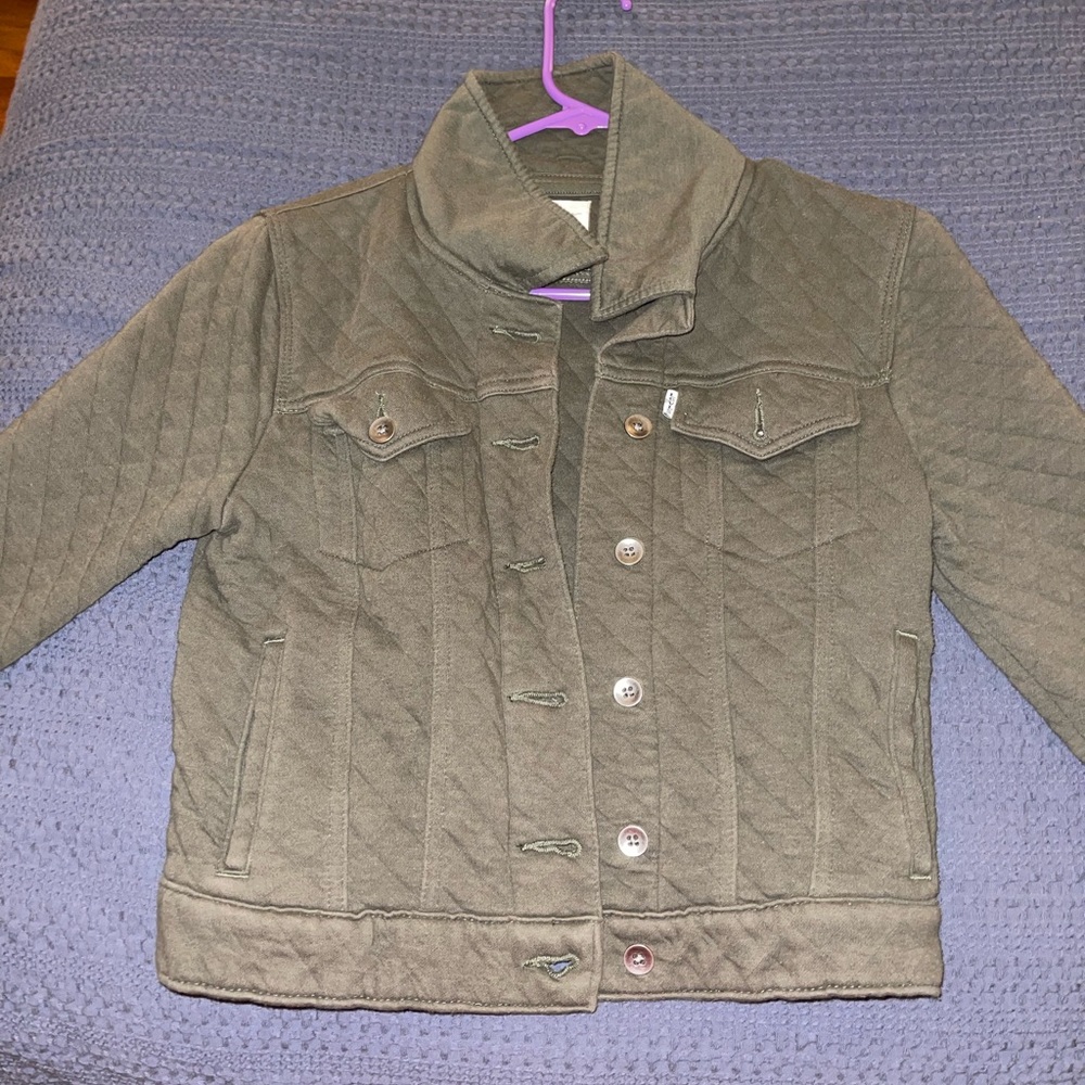 Levis military green jacket